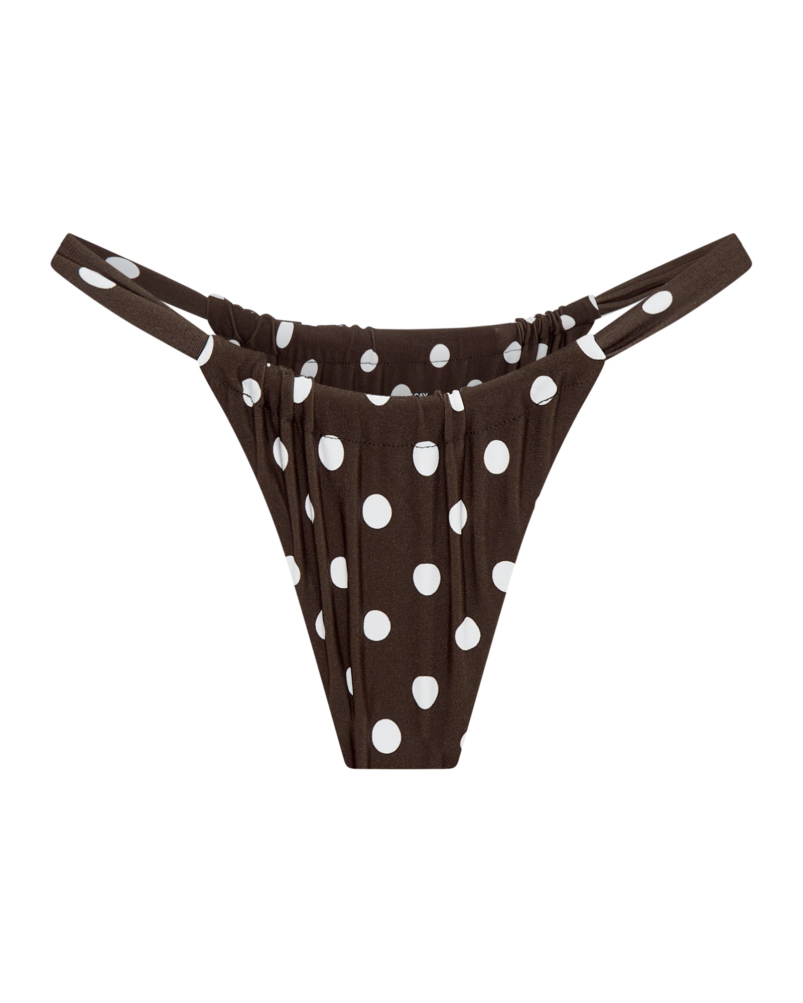 Rhodes Bottom Chocolate Polka – Vacay Swimwear USA