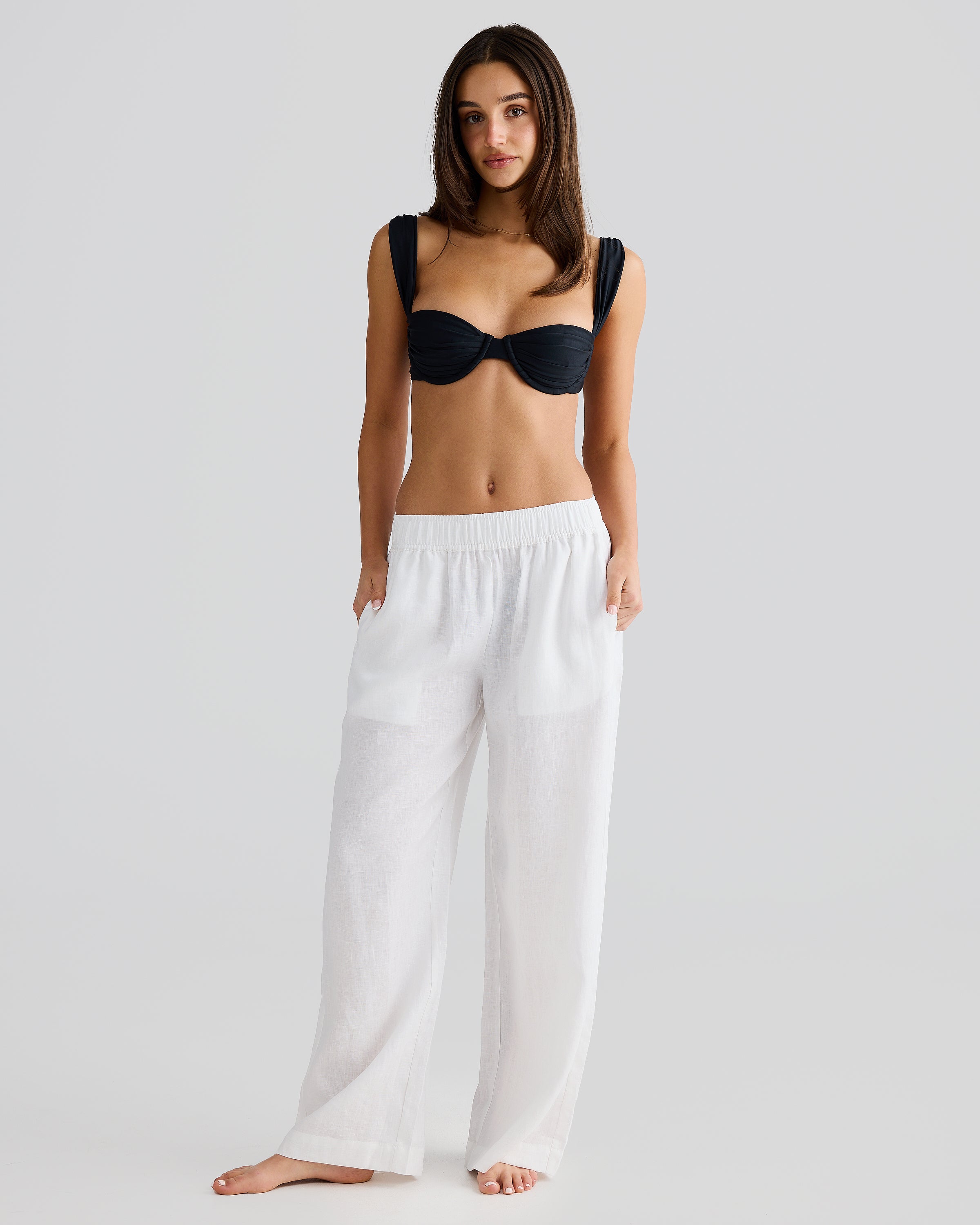 White Linen Pants – Vacay Swimwear USA