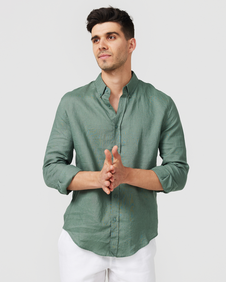 Linen Shirt Khaki