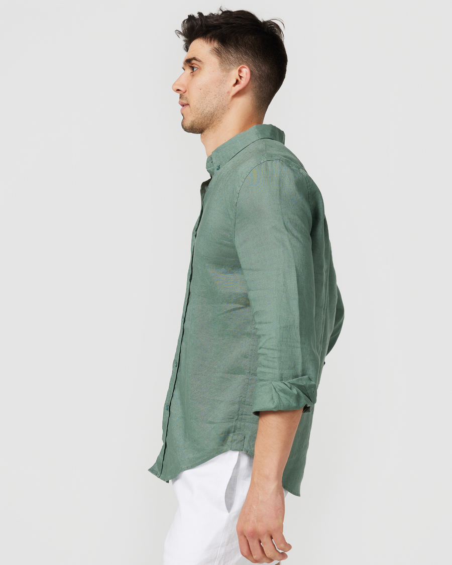 Linen Shirt Khaki