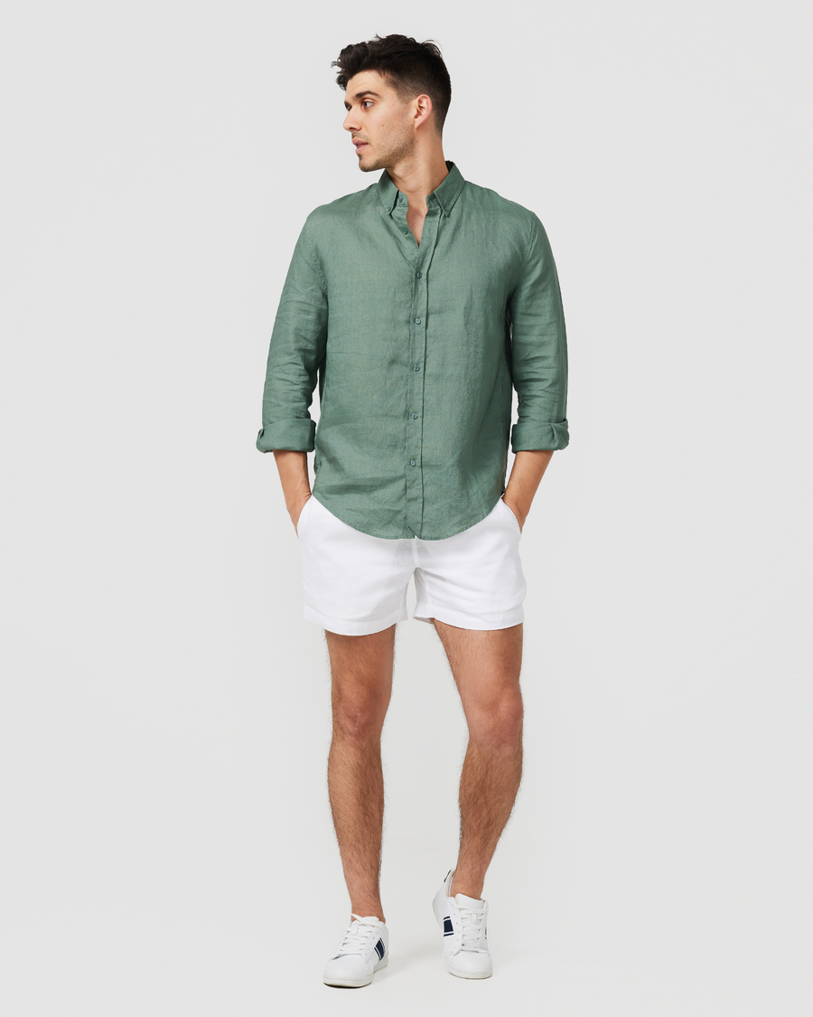 Linen Shirt Khaki