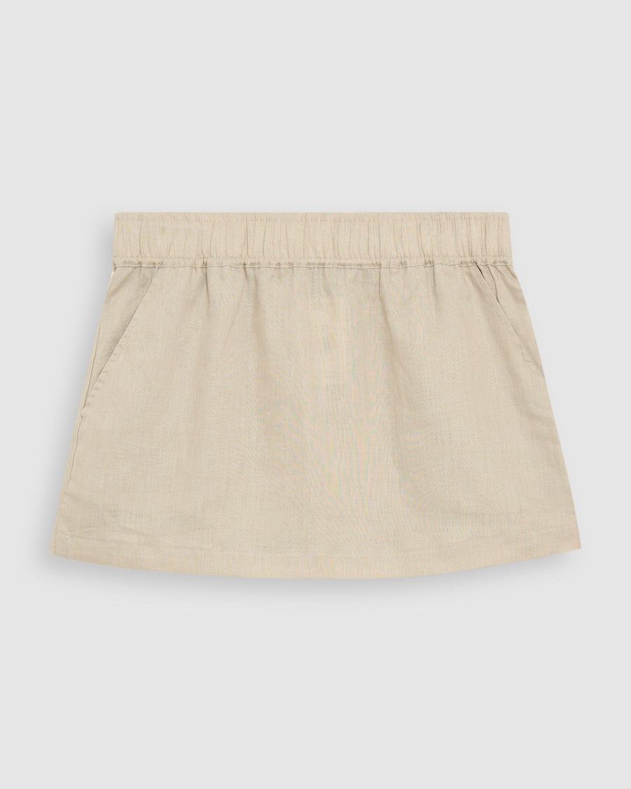Linen Skirt Sand