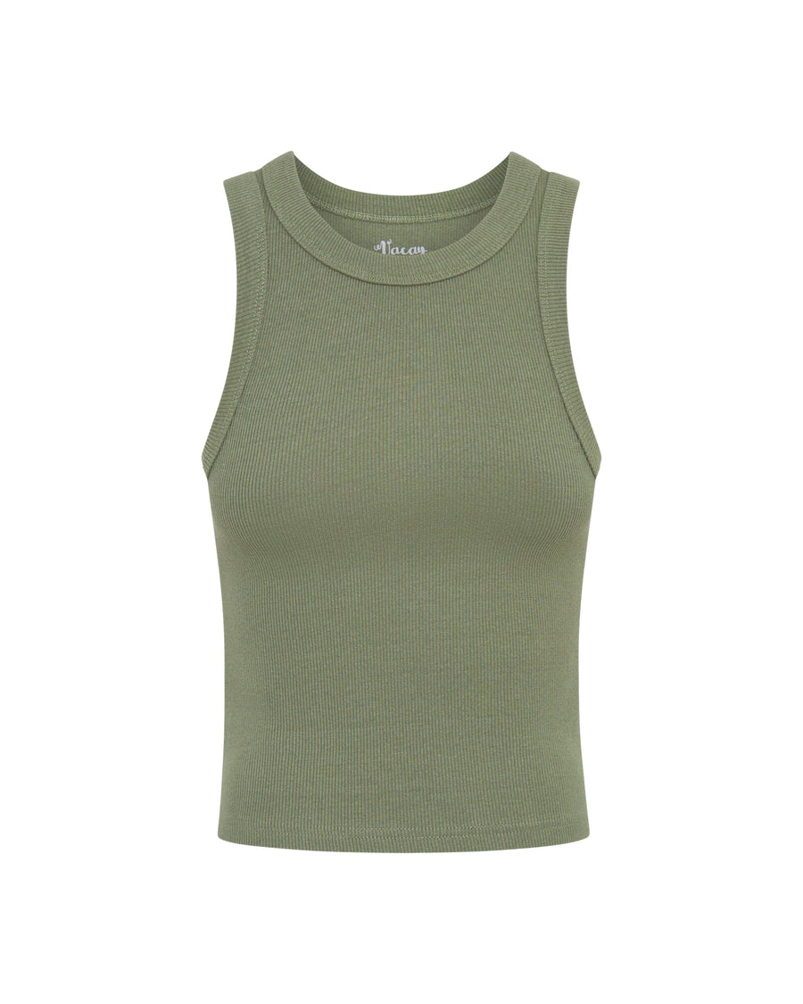 Rib Tank Khaki