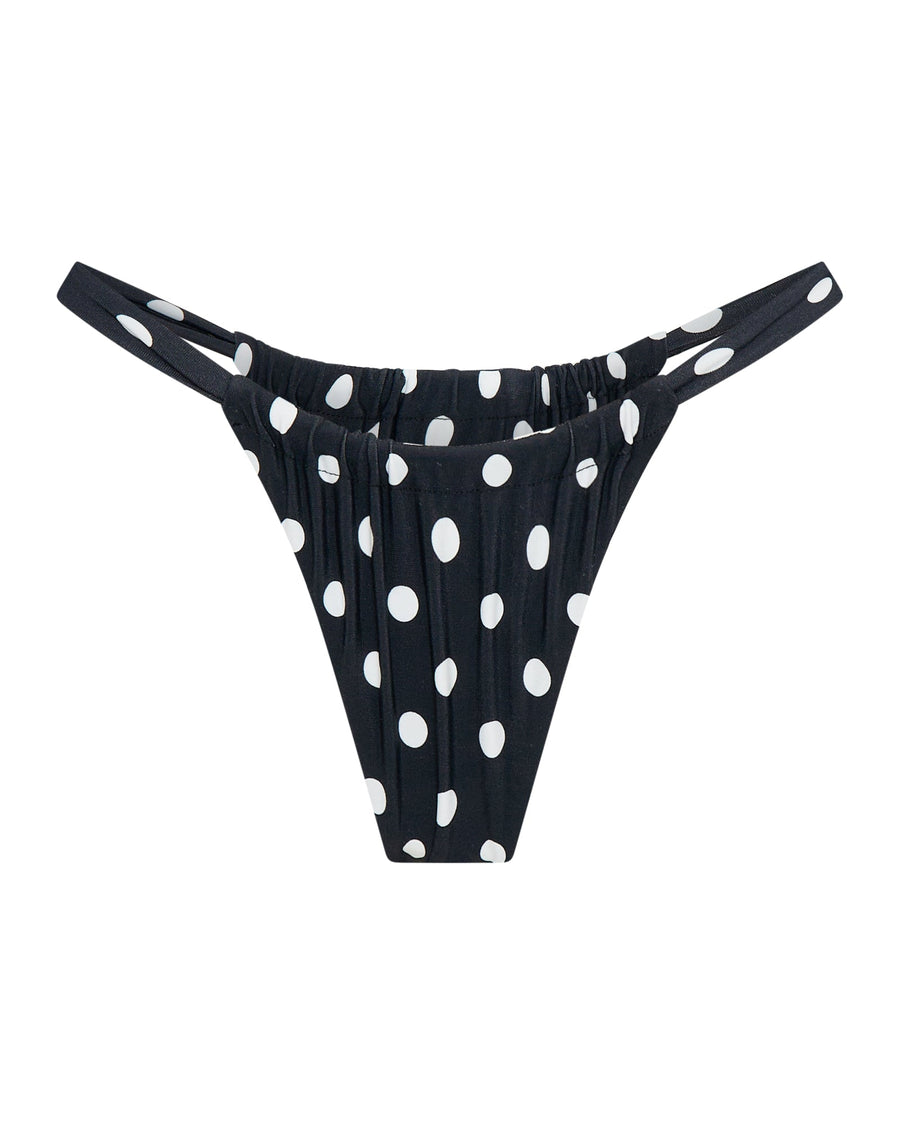 Rhodes Bottom Black Polka