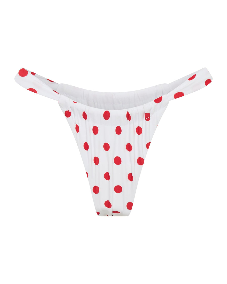 Rhodes Bottom Red Polka
