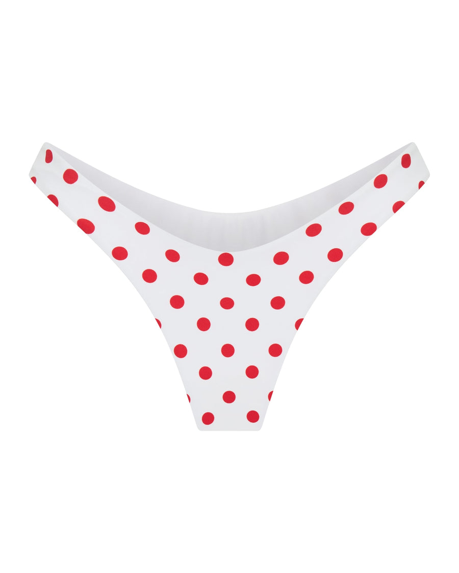 Positano Bottom Red Polka