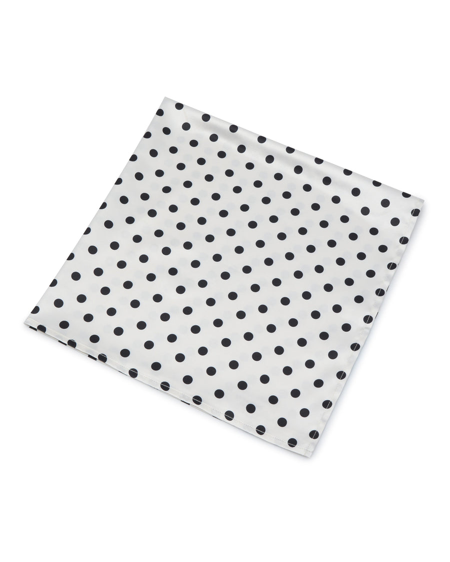 Havana Head Scarf Ivory Polka