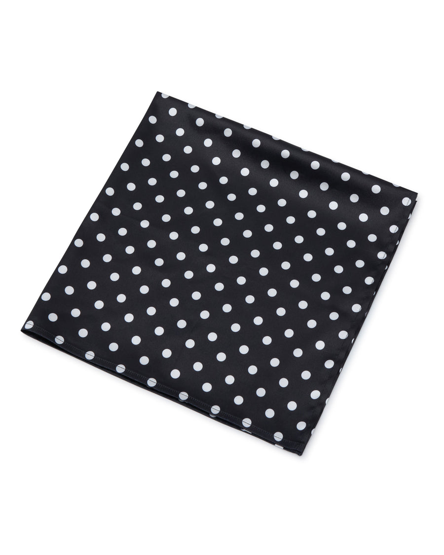 Havana Head Scarf Black Polka