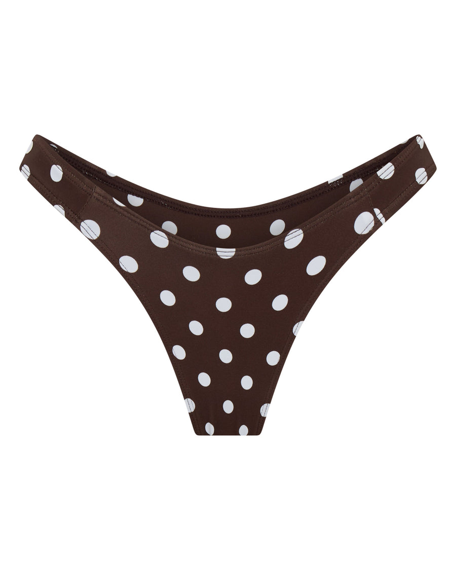Verona Bottom Chocolate Polka