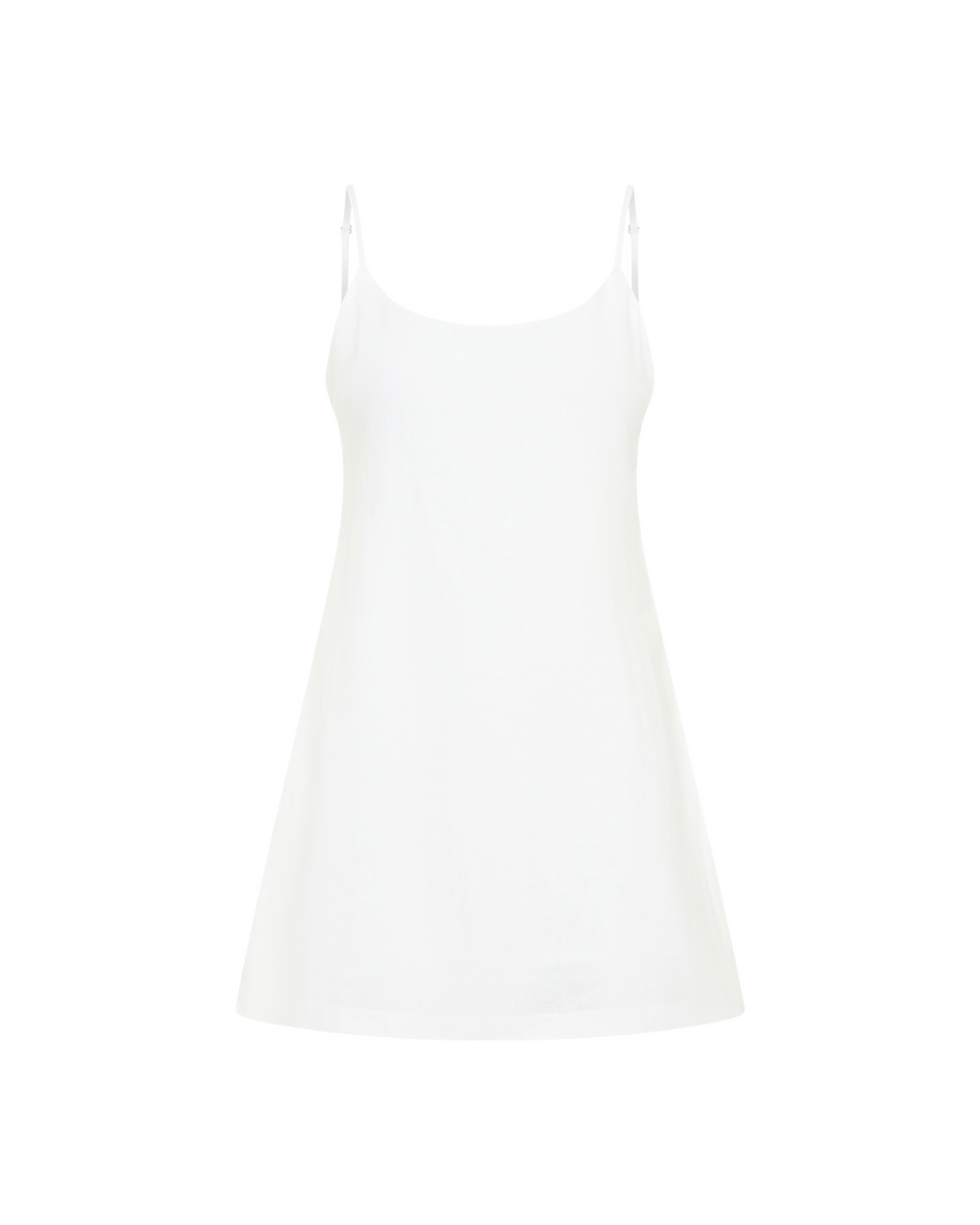 Robe courte Symi blanche 