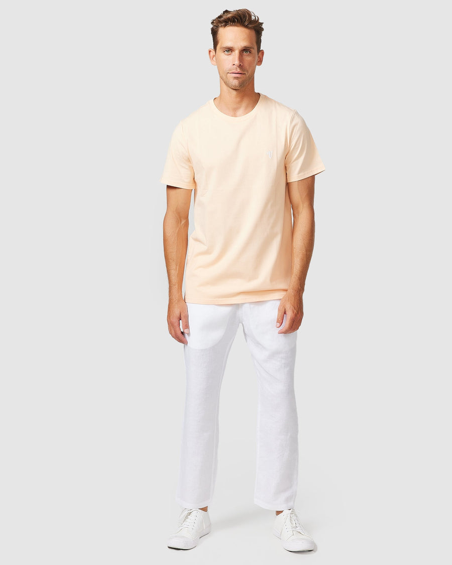 Pantalon en lin blanc 
