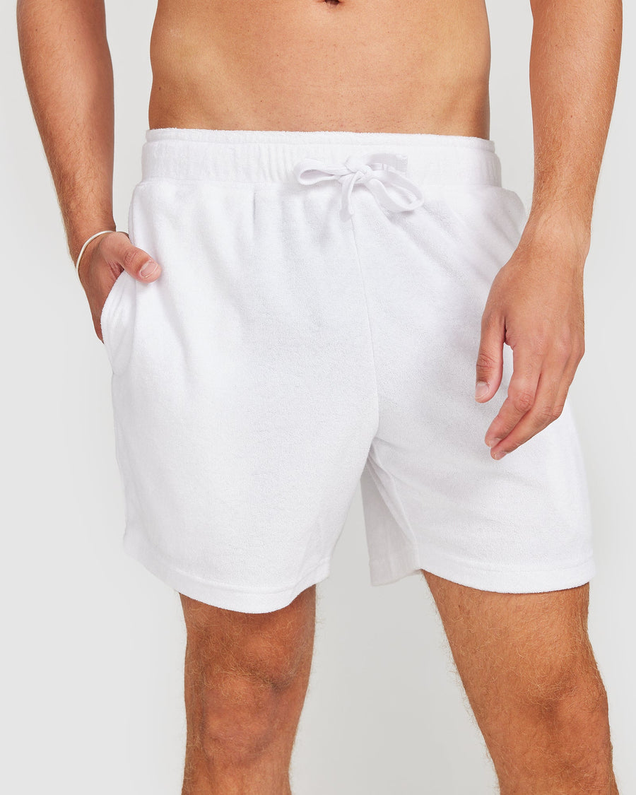 Terry Shorts White