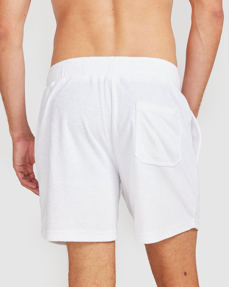 Terry Shorts White