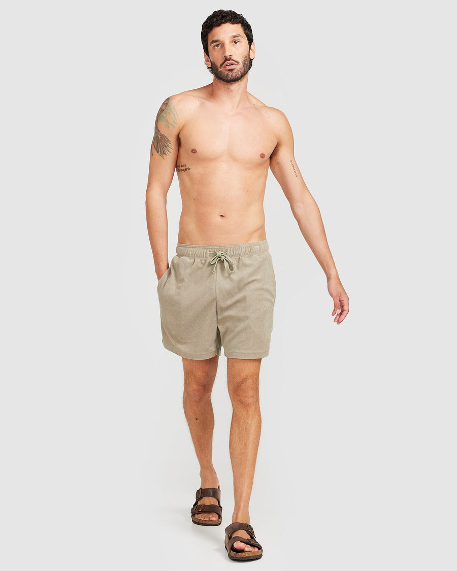 Terry Shorts Olive