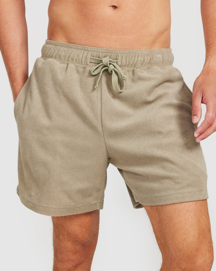 Terry Shorts Olive