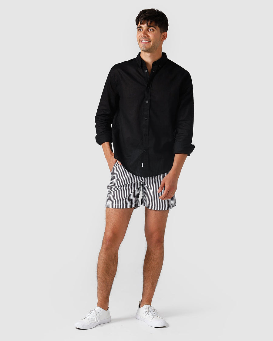 Linen Shirt Black