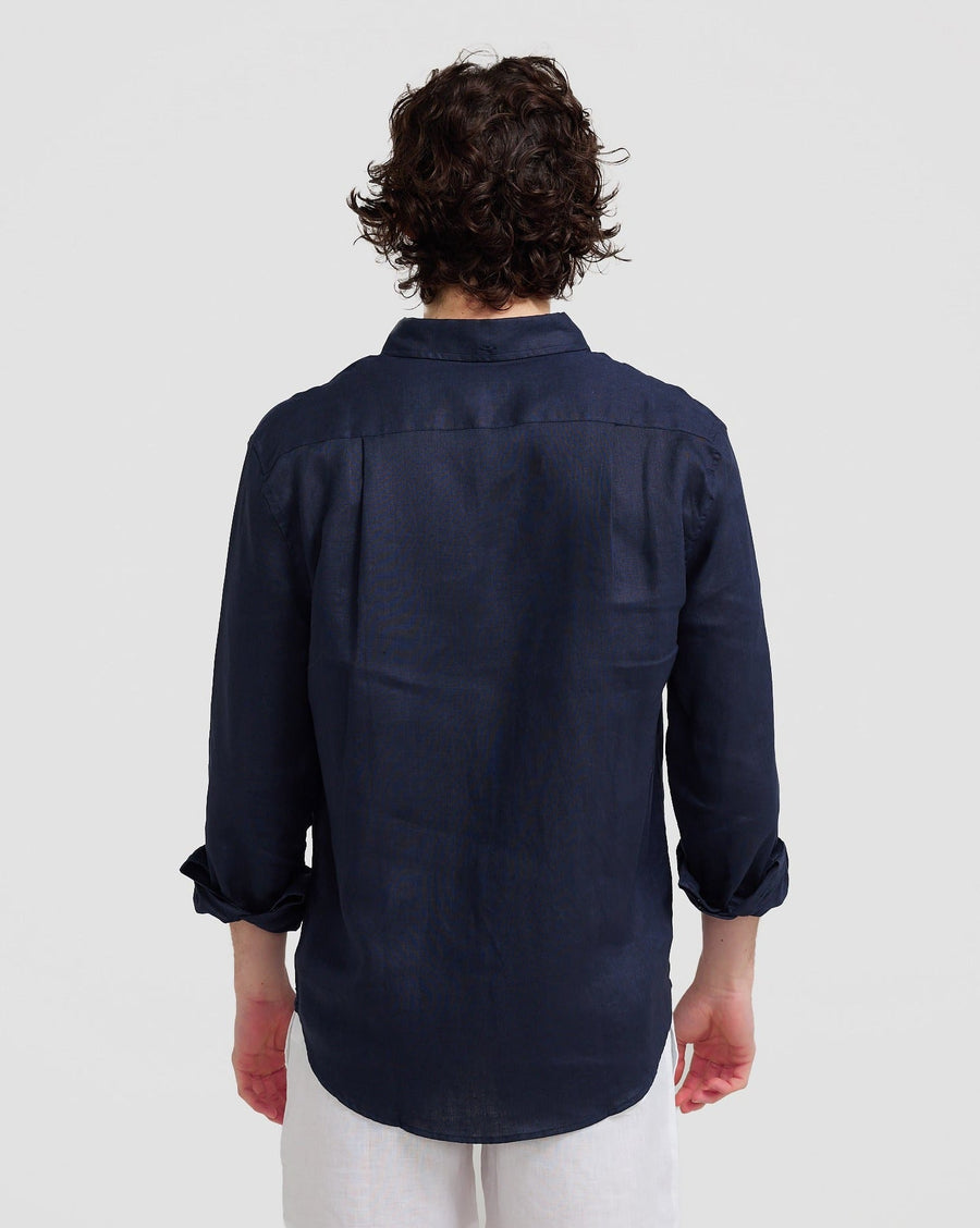 Linen Shirt Navy