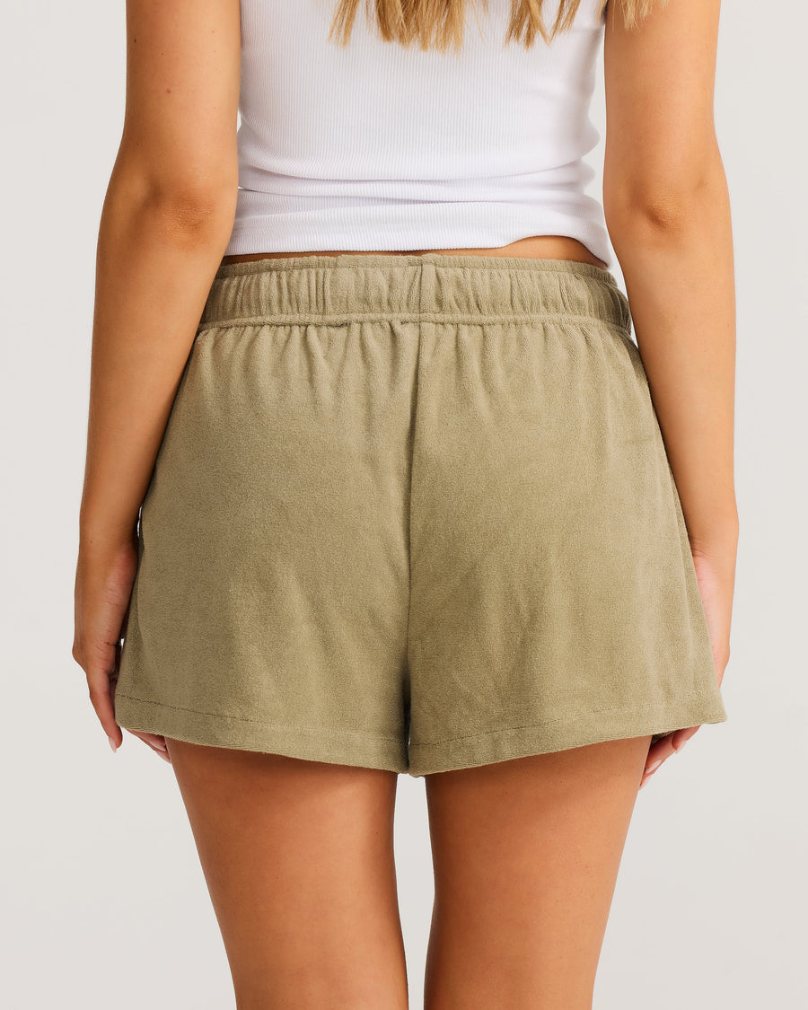 Terry Lounge Short Khaki