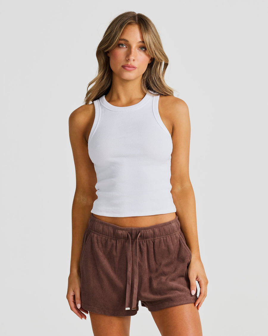 Short Terry Lounge Chocolat 