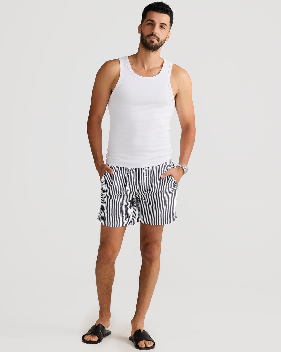 Rib Singlet White