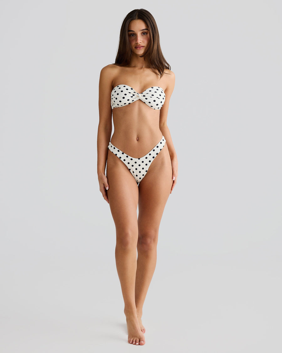 Positano Bottom Ivory Polka