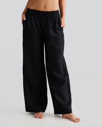 Black Linen Pants – Vacay Swimwear USA