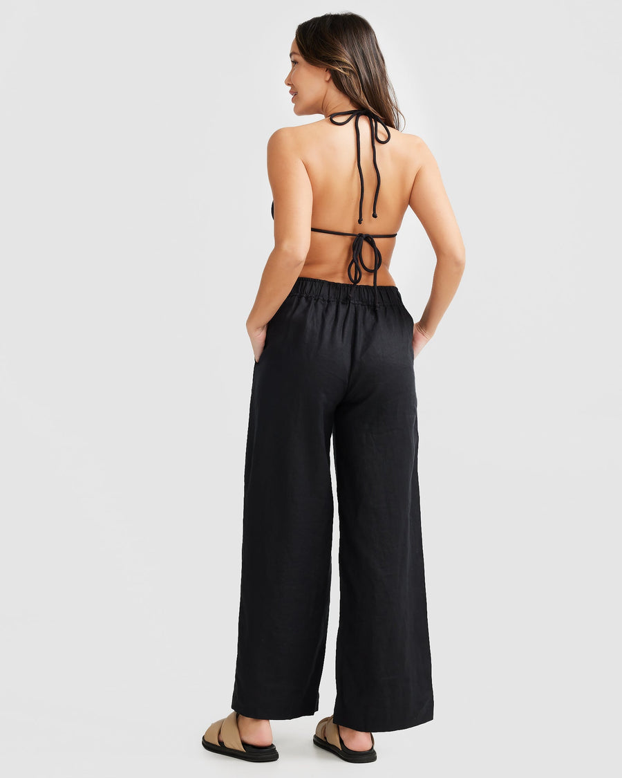 Black Linen Pants